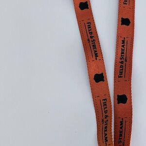 Vintage ❤️ and Rate Field & Stream Orange Lanyard